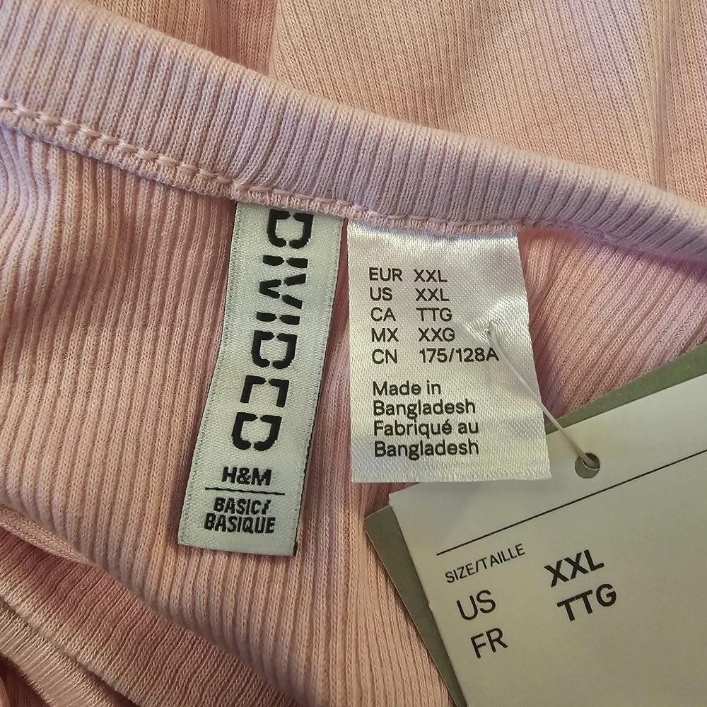Pink Divided H&M Women's Ribbed Tank Top - Picture 5 of 10